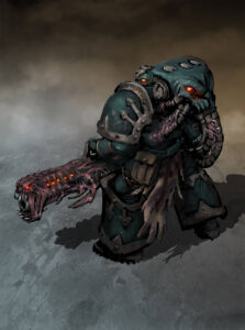 Chaos Space Marine by Juho Tapio Miettinen