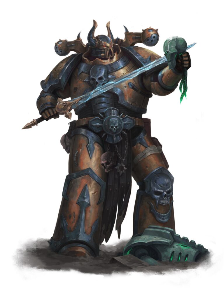 Chaos Space Marine by L J Koh 