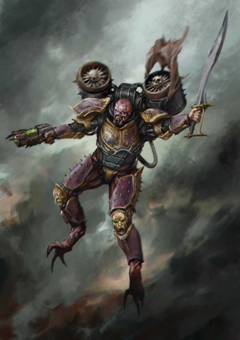 Chaos Space Marine by Dima Sokolov 