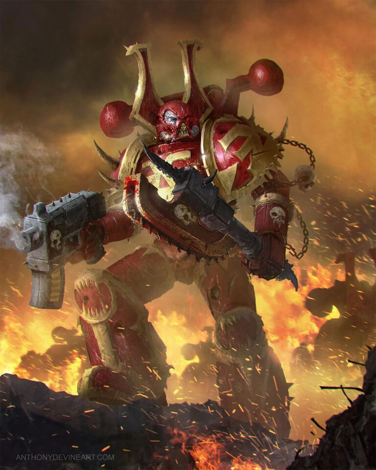 Chaos Space Marine by Anthony Devine 