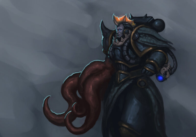 Chaos Space Marine by Andrei Kiselev 