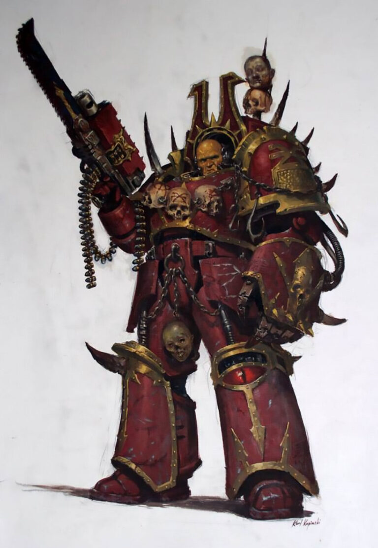 Chaos Space Marine by Karl Kopinski 