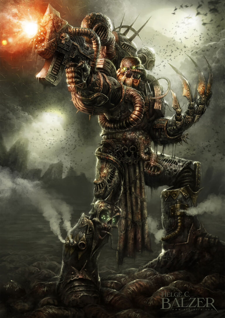 Chaos Space Marine by Helge C. Balzer 