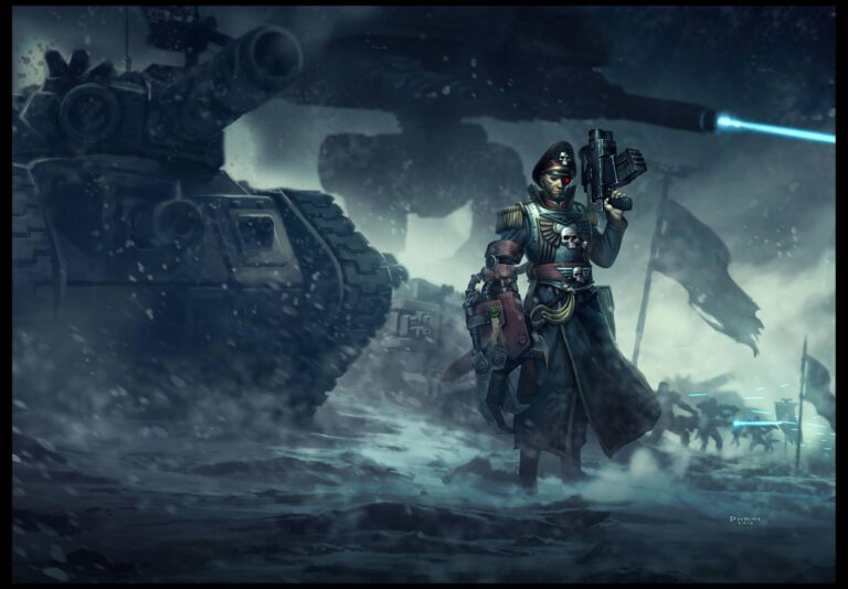 Commissar Sebastian Yarrick by Phroilan Gardner