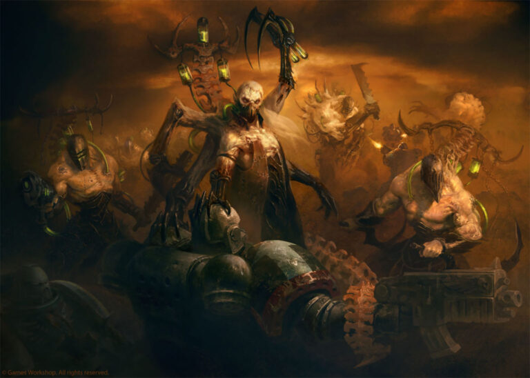 Coven Force vs Raven Guard by Antonio J. Manzanedo 