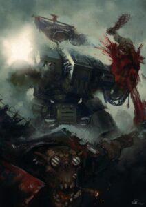 Crimson Fist Dreadnought by Max FitzGerald 
