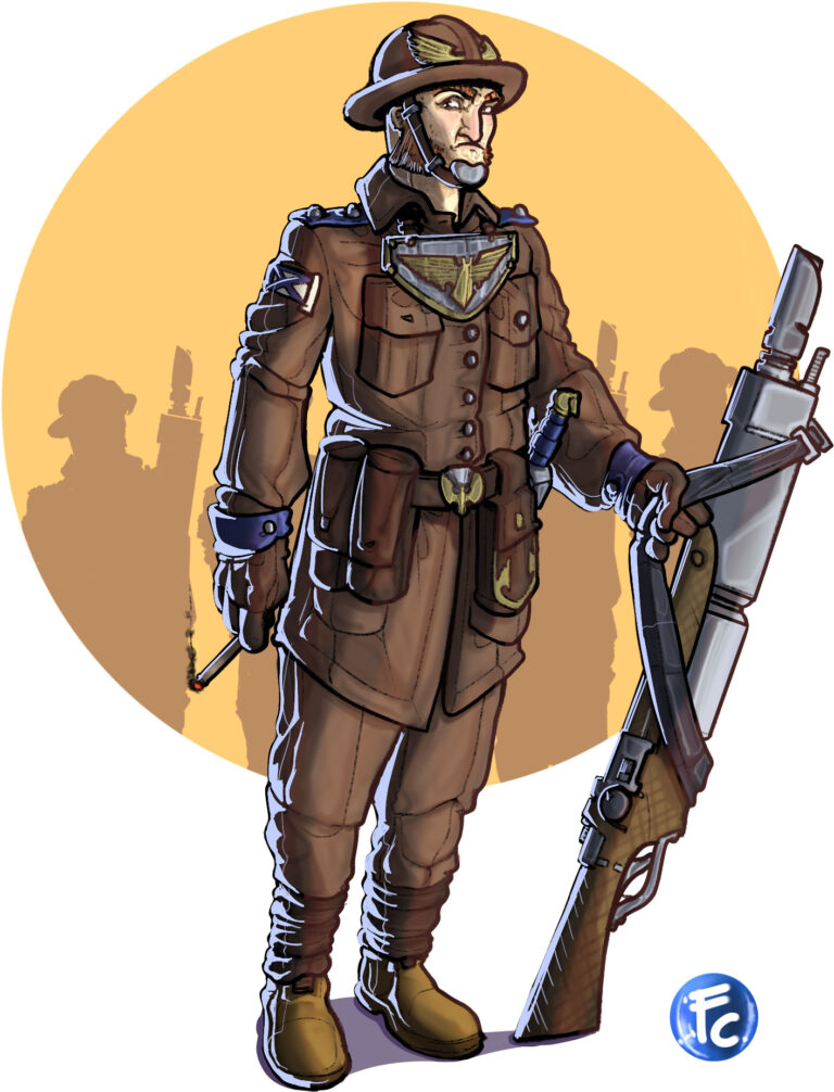 Crusian Veteran Imperial Guard by Fabrizio Carminati Crusian Veteran Imperial Guard by Fabrizio Carminati