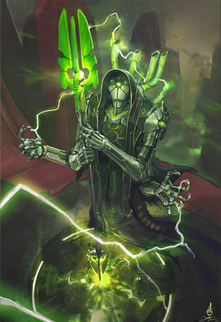 Cryptek Necron by Travis Anderson 