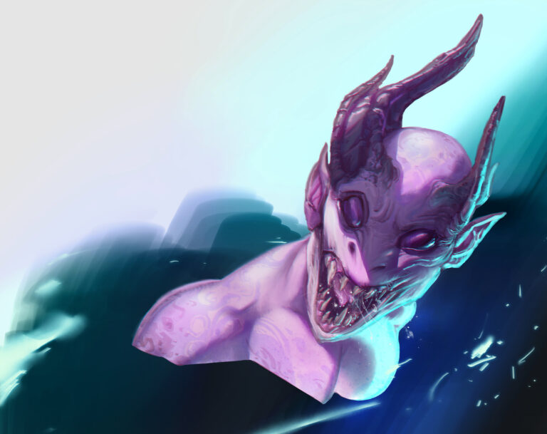 Daemonette of Slaanesh by Ruslan Korovkin 