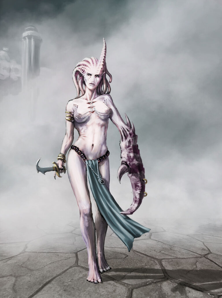 Daemonette of Slaanesh by Juho Tapio Miettinen 