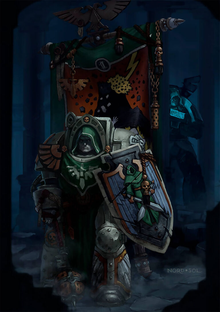 Dark Angels 1st Company by Irina Nordsol Kuzmina 