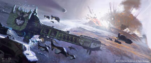 Dark Angels Bombardment by Jake Murray
