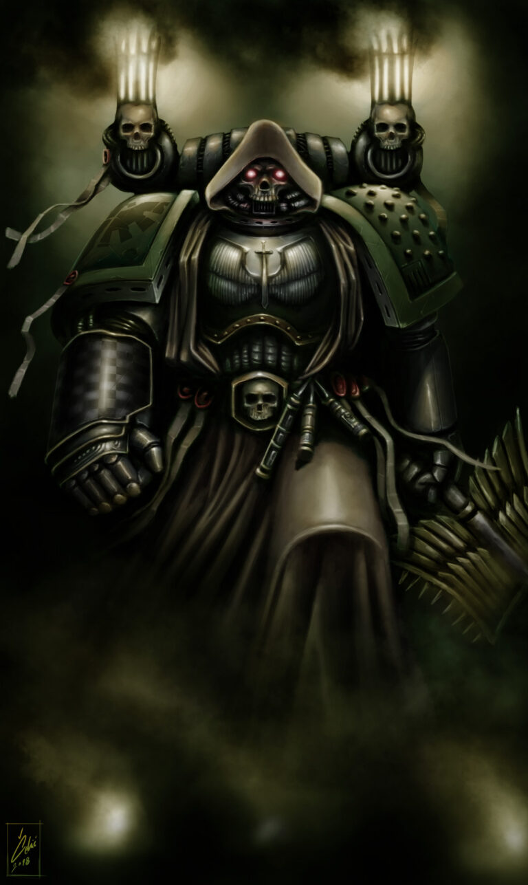 Dark Angels Chaplain by Filip Čekić 