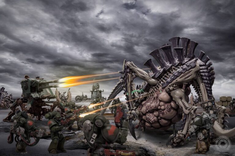 Dark Angles vs Tyranids by Wolfgang Werkovits Dark Angles vs Tyranids by Wolfgang Werkovits