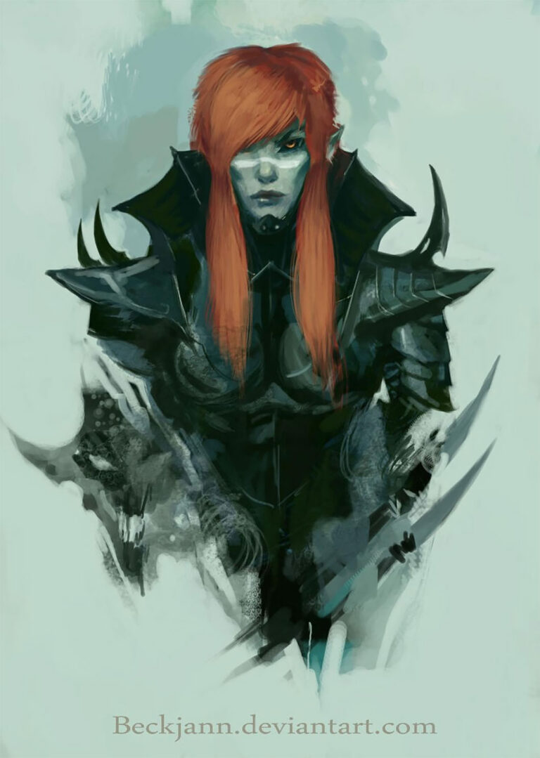 Dark Eldar: Archoness Vael by Beckjann