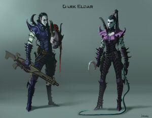 Dark Eldars by Jonas Špokas 