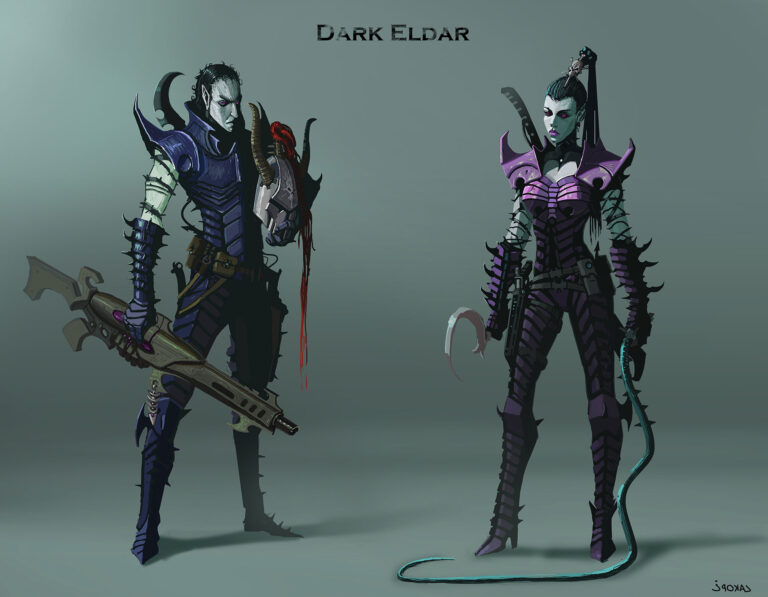 Dark Eldars by Jonas Špokas 