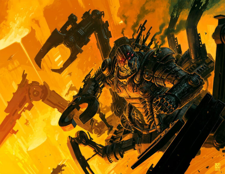 Dark Tech-Priest Solon by Nicholas Kay 