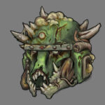 Death Guard Helmet by Dicey June (MistyMiasma)