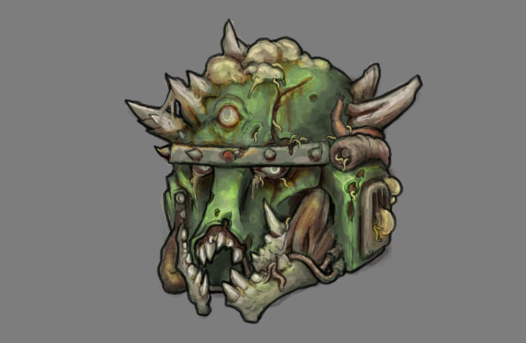 Death Guard Helmet by Dicey June Death Guard Helmet by Dicey June