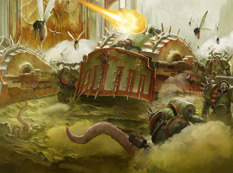 Death Guard Tank by Diana Martinez 
