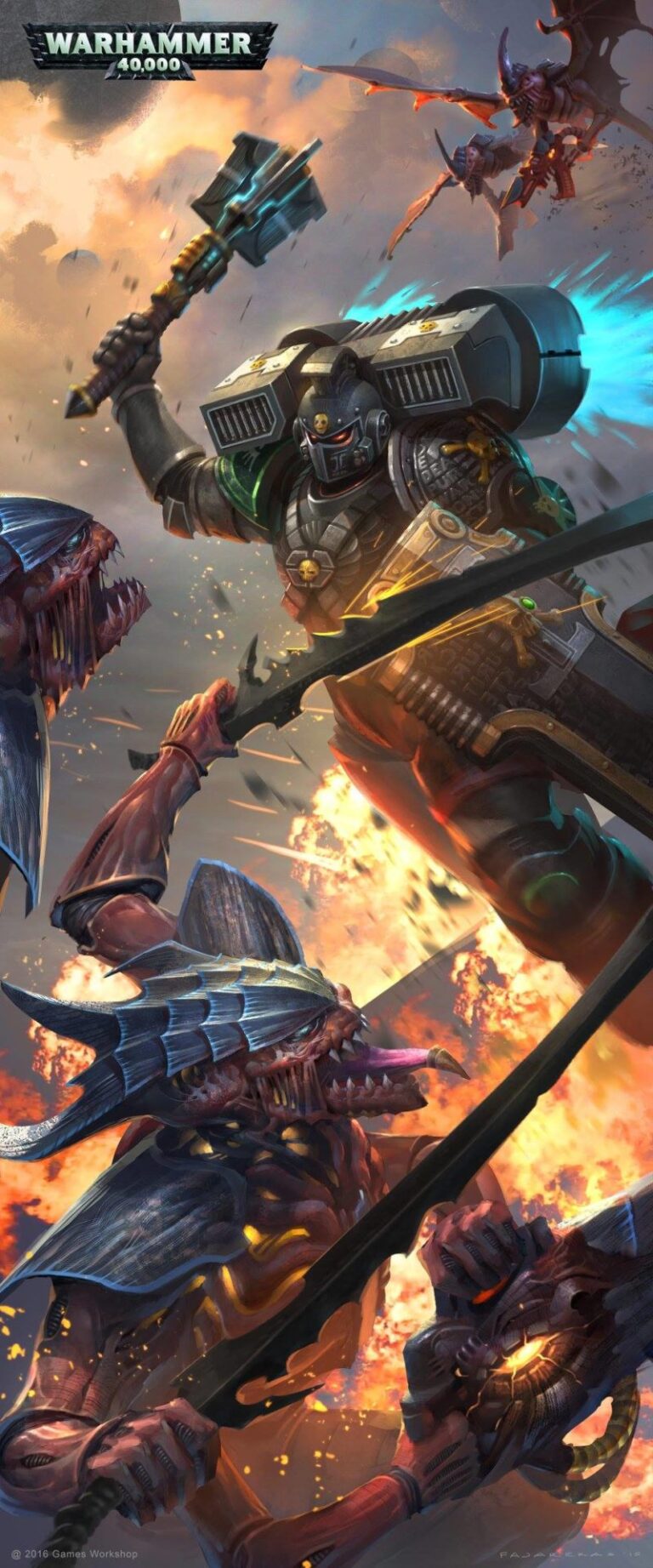 Deathwatch vs Hive Fleet Bahemoth by Fajareka Setiawan 