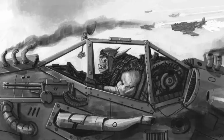 Warhammer 40k Orks Dakkajet - Peinture Pro, Très Bon état