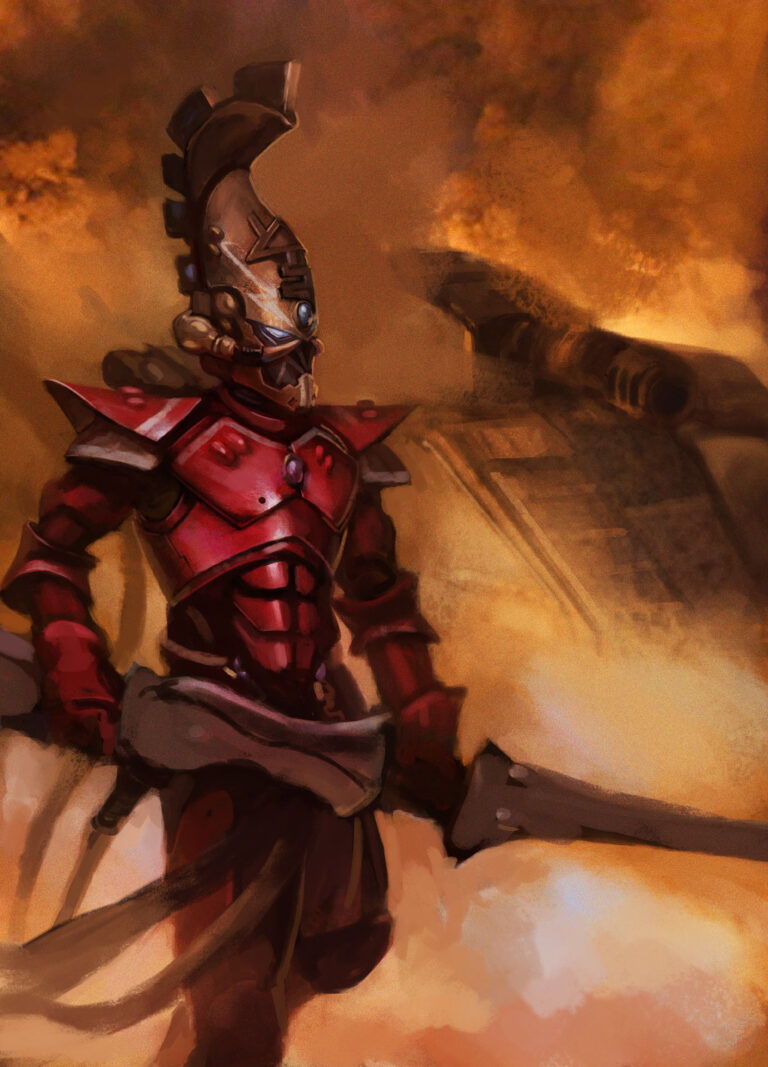 Eldar Fire Dragon by David Arenas 