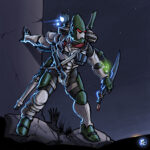 Eldar Guardian by Fabrizio Carminati (LordCarmi | lord_carmi)