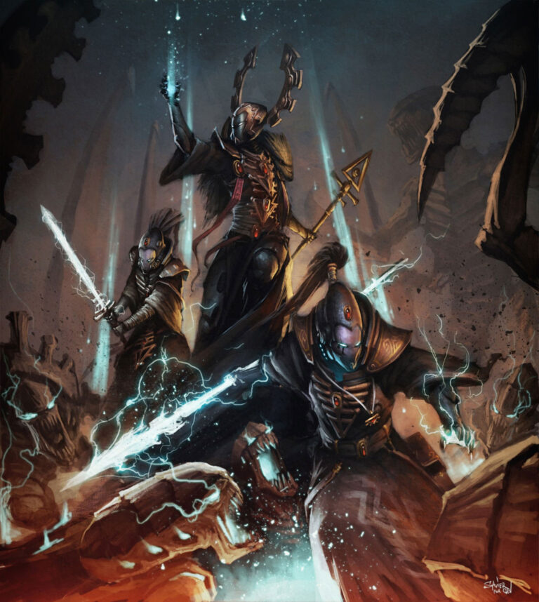 Eldar Last Stand by Misha Savier 