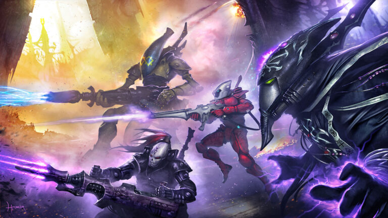 Eldar Squad by Hardy Fowler 