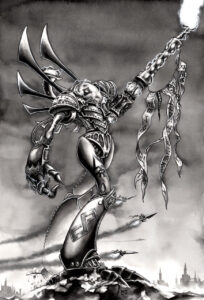 Eldar Warlock Titan by Mark Gibbons 