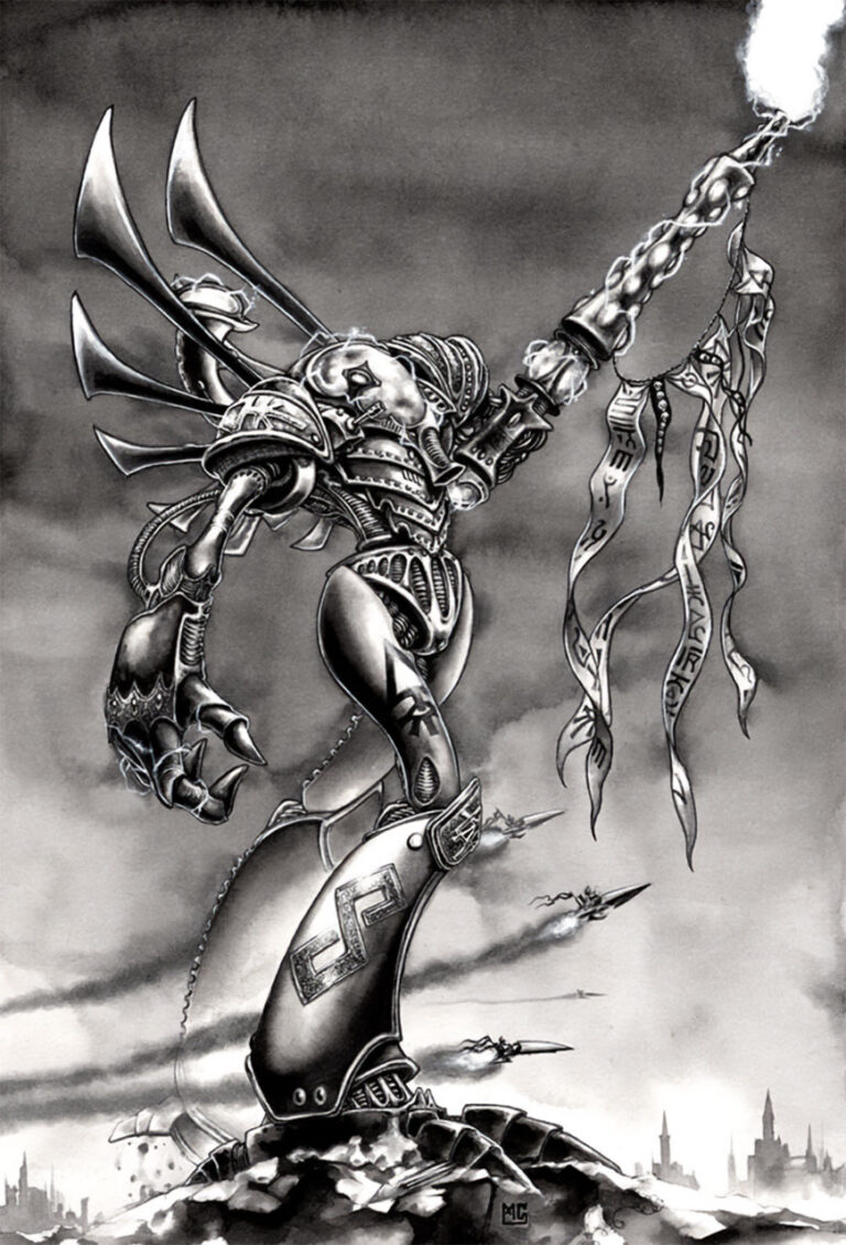 Eldar Warlock Titan by Mark Gibbons 