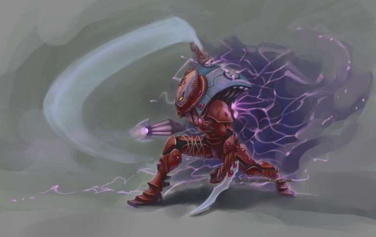 Eldar Warp Spider by So'Kiel 