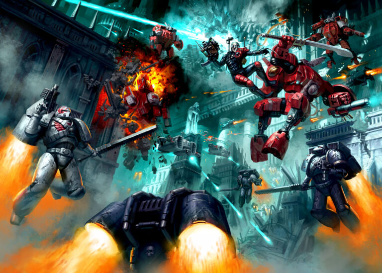 Eversor Assassin vs Commander Farsight by Jon Cave 