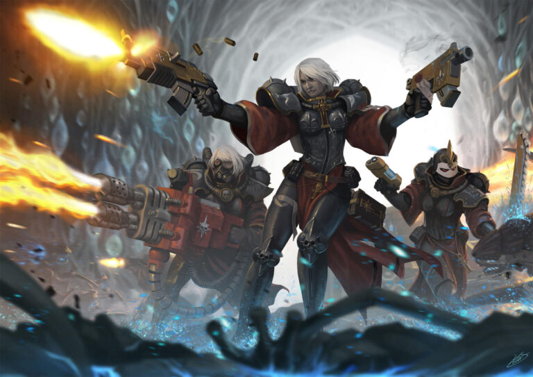 Faith, Flame and Bolter by Leos Ng Okita 
