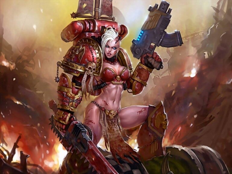 Fallen Sister of Khorne by Unknown Artists