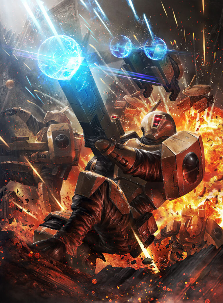 Fire Warrior Elite by Ameen Naksewee 