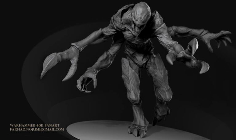 Genestealer 3D Model by Farhad Nojumi