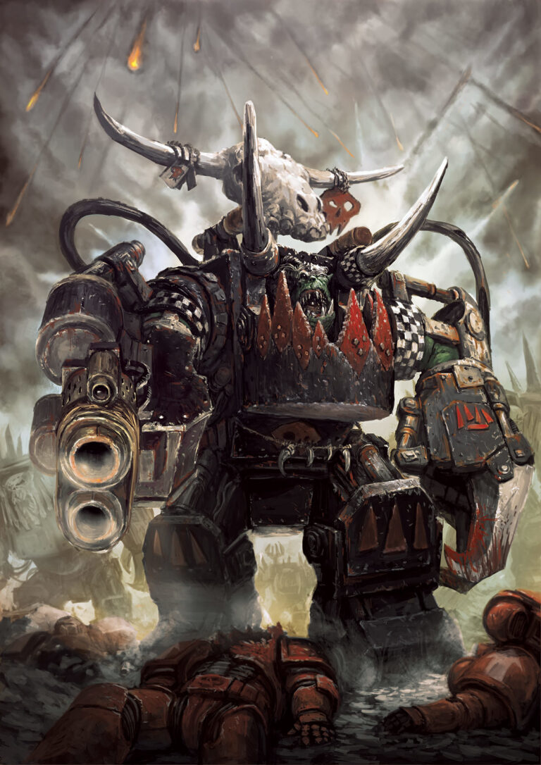 Ghazghkull Thraka by Tze Kun Chin 