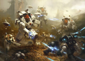 Ghostkeels vs Raven Guard by Wonchun Choi