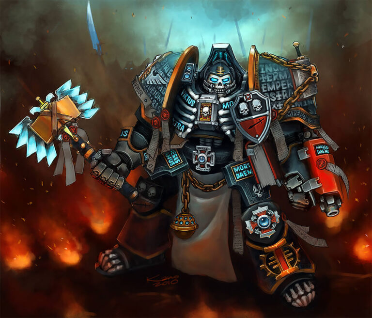 Grey Knight Chaplain by Alexey Kropachev 