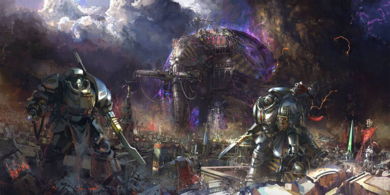 Grey Knights vs Perturabo by Ahn Hyoungsup 