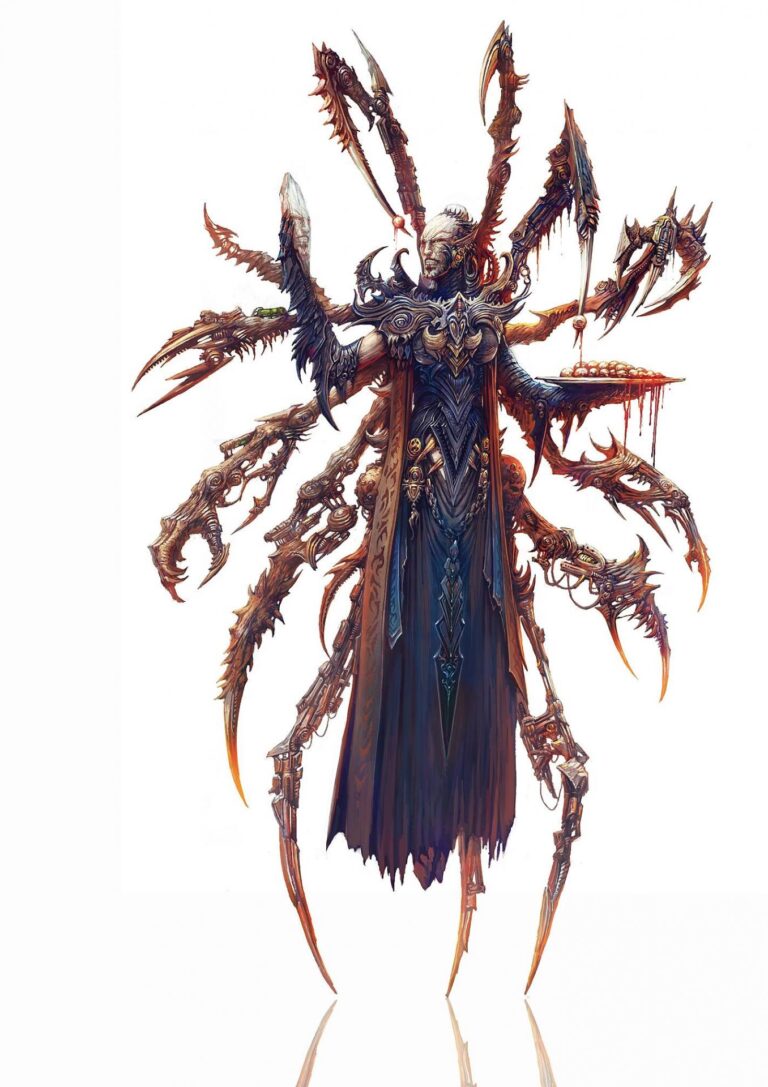 Haemonculus Valkillar Uriss by Alex Boca