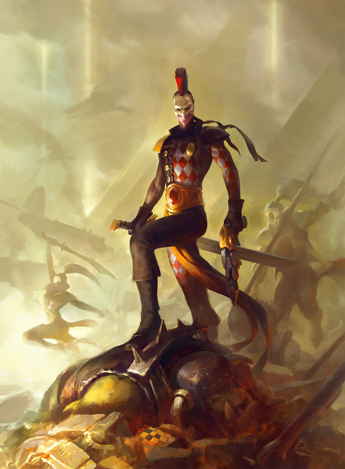 Harlequin Player by Wonchun Choi Harlequin Player by Wonchun Choi
