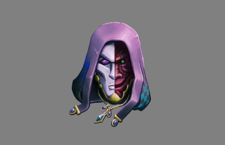 Harlequin Portrait by Dicey June 