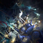 Harlequins vs Space Marines by Unknown Artists