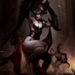 Herald of Slaanesh by Igor Sid (igorsidcg | Igor Sidorenko)