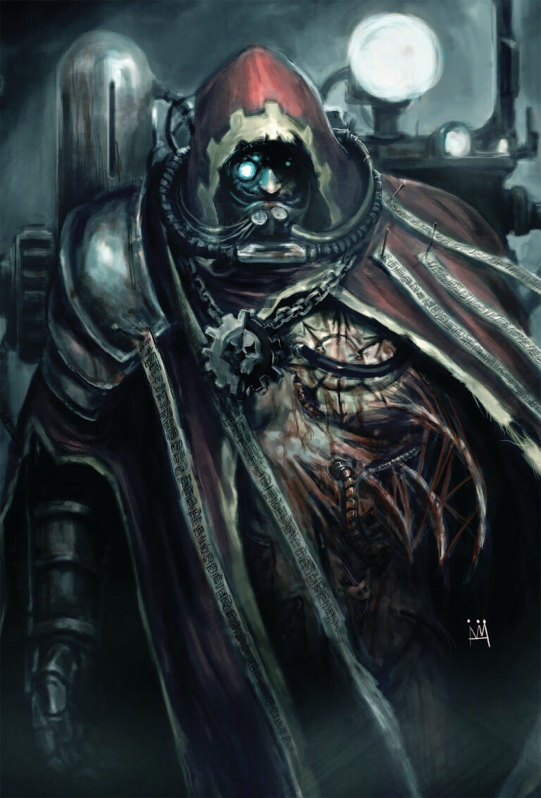 Heretek Tech-priest by Tze Kun Chin 