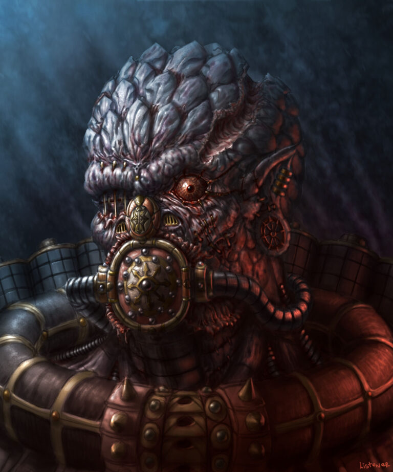 Heretic Face by ListenerKz